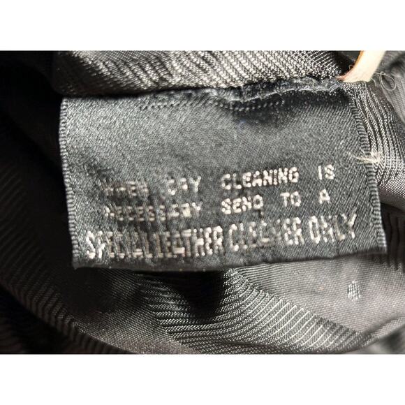 Vintage Pelle Studio Leather Trench Coat Mens Small Belted Double Breasted 80s - Picture 6 of 10